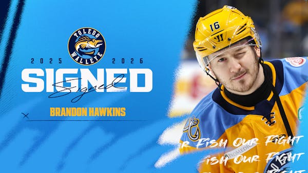 Back-to-back MVP Brandon Hawkins returns to Walleye for 2025-26