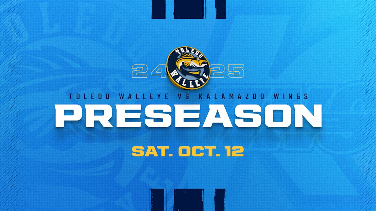 Walleye to host preseason game against Kalamazoo on Oct. 12