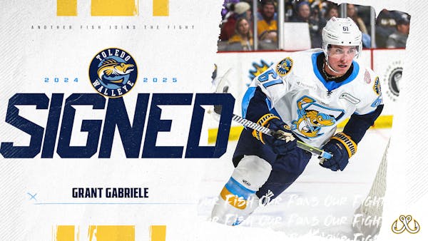 Defenseman Grant Gabriele re-signs with the Fish for 2024-25