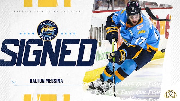 Forward Dalton Messina re-signs with the Walleye