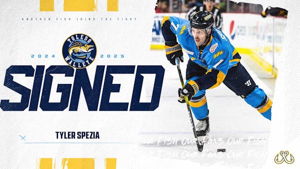 Forward Tyler Spezia returns to Toledo for the 2024-25 season