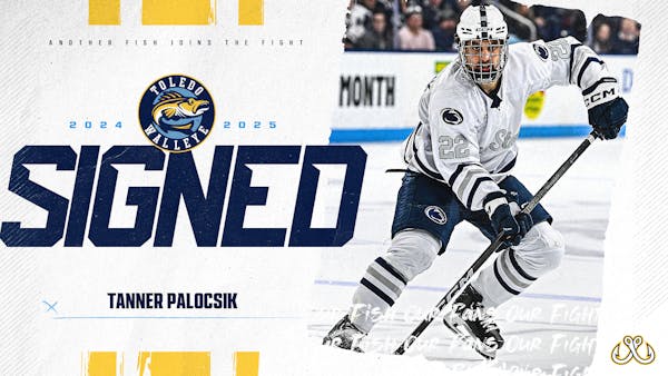Defenseman Tanner Palocsik signs with the Fish for 2024-25
